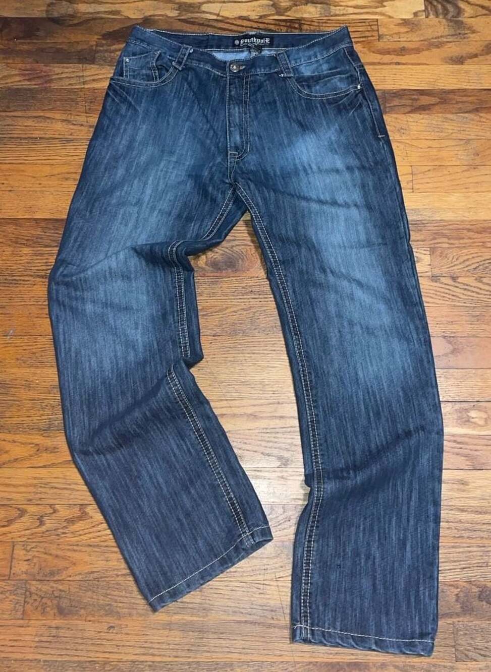 Southpole Jeans Size 36 Dark Wash Denim Y2K Streetwear